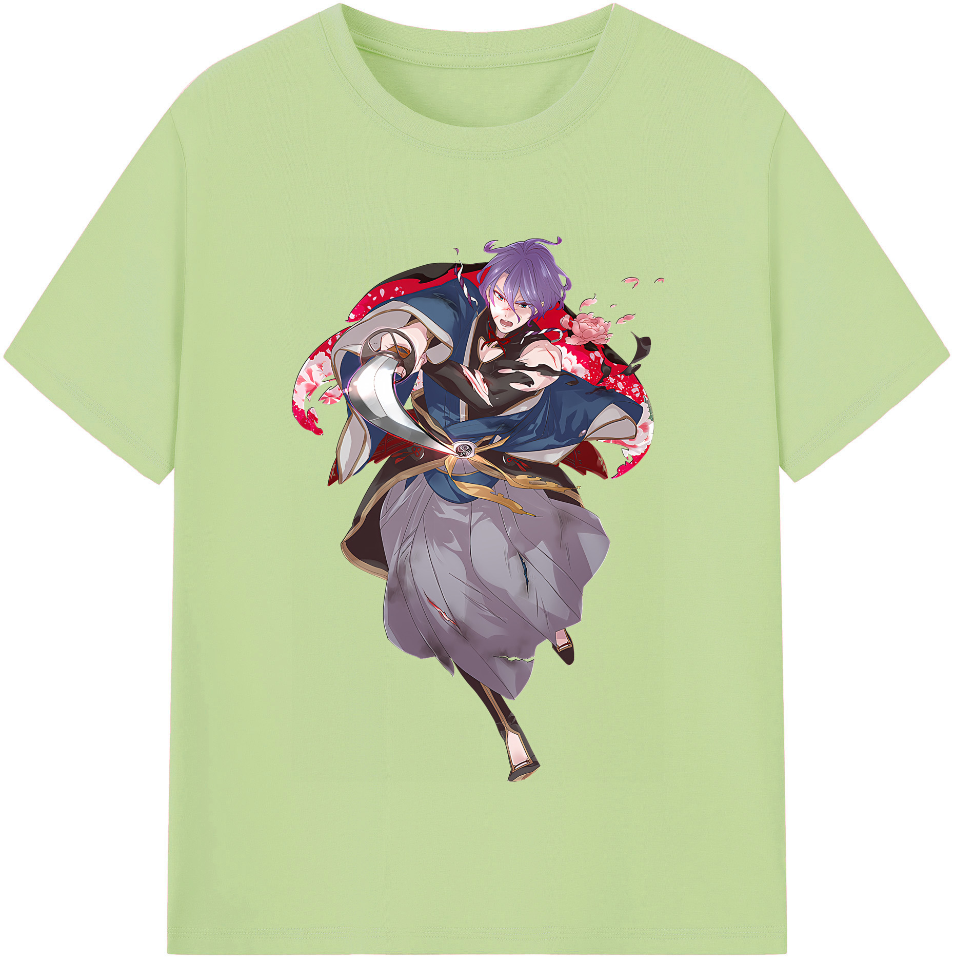 （画像用） 刀剣乱舞 Touken Ranbu 綿100％半袖Tシャツ（フロントプリント）